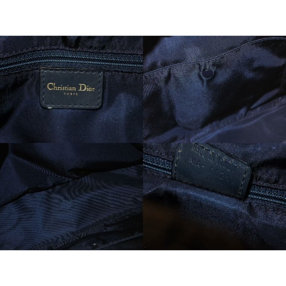 Christian Dior Double Saddle Bag Trotter Navy Blue - Picture 10 of 10